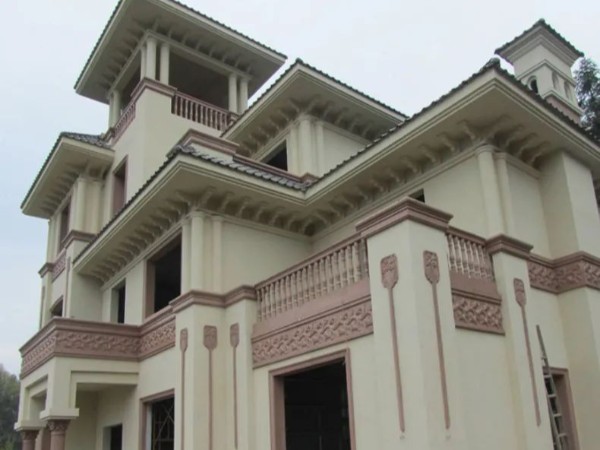 雨季仿石漆施工，4个要点守住墙面颜值与质量